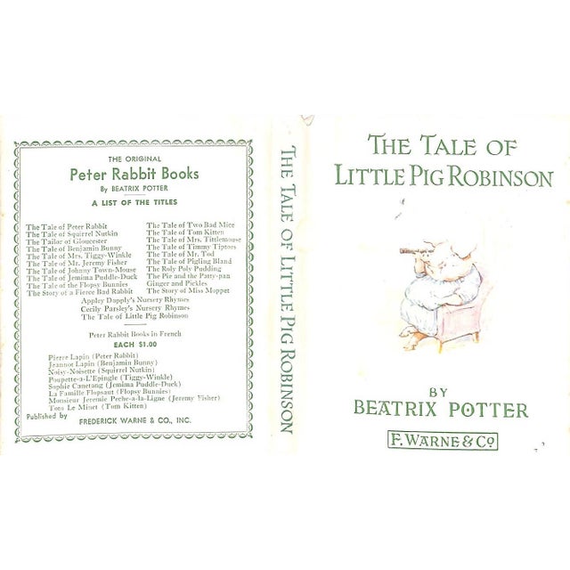 Traditional "The Tale of Little Pig Robinson" 1958 Potter, Beatrix For Sale - Image 3 of 5
