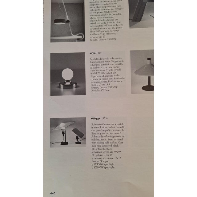 Model 611/G Table Lamp by Gino Sarfatti for Arteluce, Italy, 1973 For Sale - Image 9 of 10