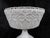 Contemporary 1950s White Textured Glass Compote With Clear Glass Rim For Sale - Image 3 of 4