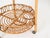 Round Serving Bar Cart in Bamboo, Rattan and Wicker by Franco Albini, Italy, 1960s For Sale - Image 11 of 12