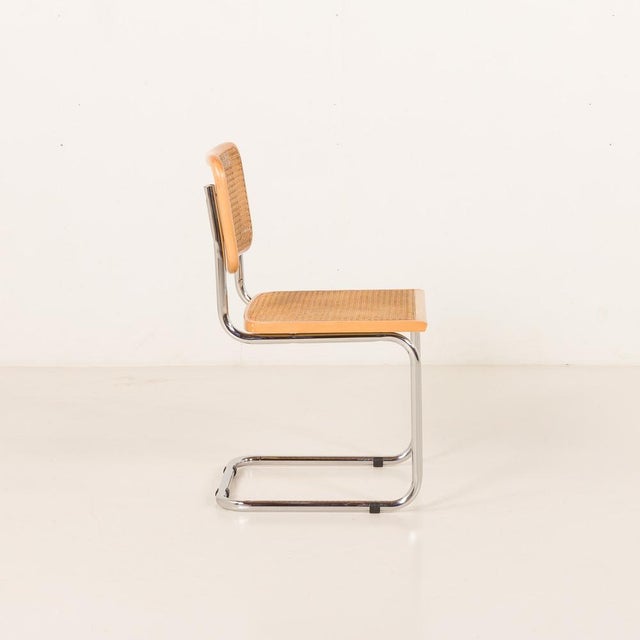 Vintage Italian Cesca Chair from Marcel Breuer, 1980s For Sale - Image 9 of 16