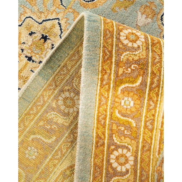 Eclectic, One-of-a-Kind Hand-Knotted Area Rug in Light Blue, 8' 1" x 10' 4" For Sale In New York - Image 6 of 8