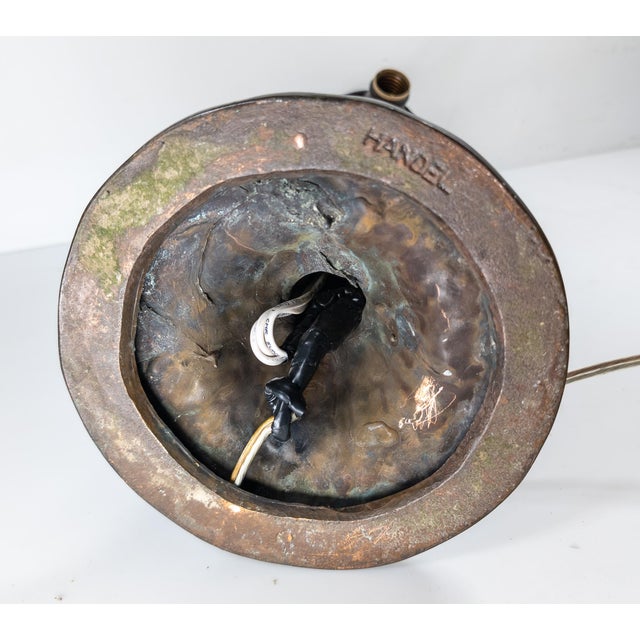 Early 20th Century Arts and Crafts Handle Table Lamp For Sale - Image 18 of 18