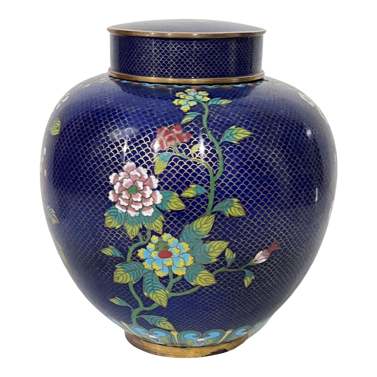 Vintage Cloisonné Ginger Jar Chairish