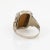 Early 20th Century Early 20th Century Vintage Art Deco Centurion Tigers Eye Cameo Ring, Sz 8.75 For Sale - Image 5 of 7