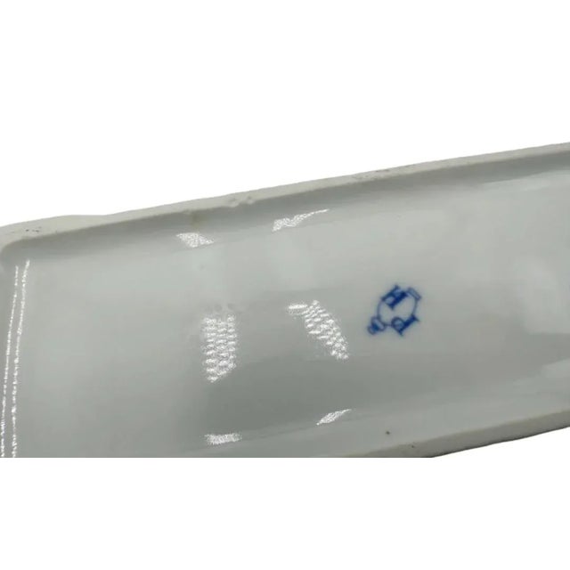 White Vintage 5-Star Hotel Ritz Madrid Spain Ashtray Dish Porcelain For Sale - Image 8 of 12