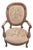 Victorian Floral Needlepoint Tapestry Covered Armchair For Sale