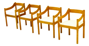 Carimate Dining Chairs by Vico Magistretti for Cassina, 1960, Set of 4