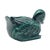 Figurative Hand-Carved Natural Malachite Duck Figurine For Sale - Image 3 of 12