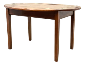Georgian Mahogany Oval Butlers Tray on Stand, 1800