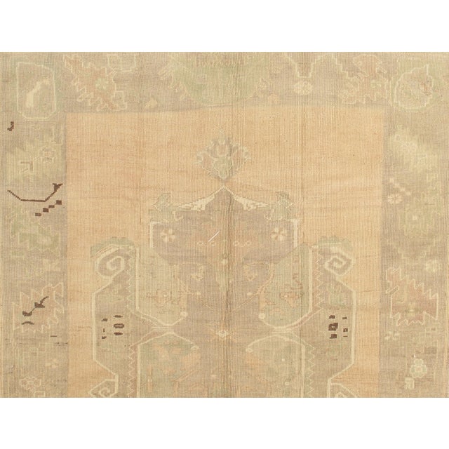 Vintage Circa Turkish Oushak Rug, 5ft 3in X 11ft 9in For Sale - Image 4 of 5