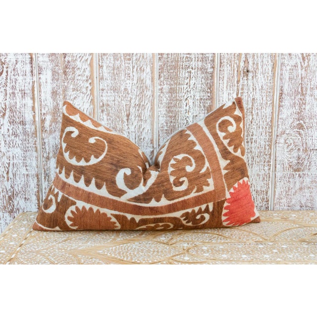 Gulina Thuja Suzani Lumbar Pillow For Sale - Image 9 of 9