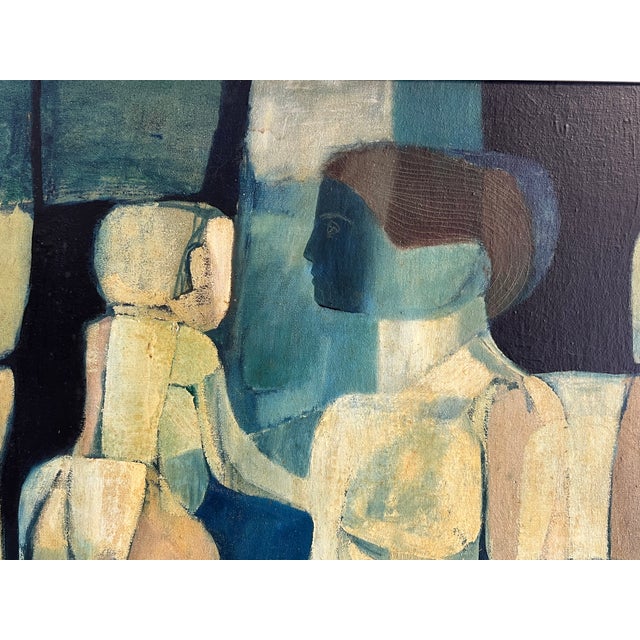 Abstract Cubist Oil Painting by Scornavacca For Sale In Miami - Image 6 of 12