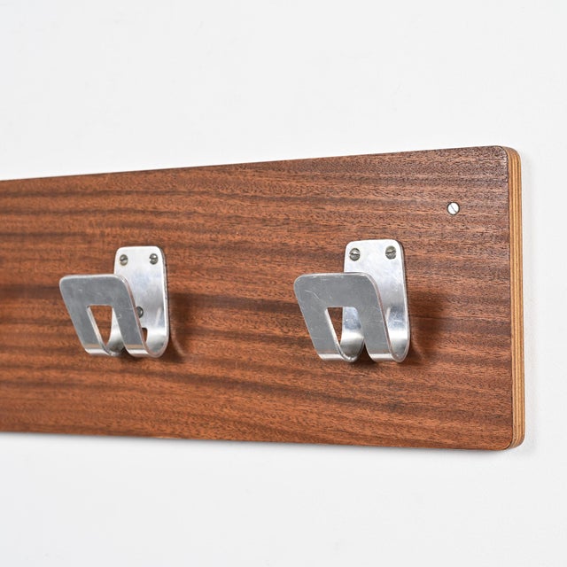 Mid-Century Modern Pierre Guariche: Coat Rack and Lights for La Plagne Ski Resort, 1968 by Pierre Guariche, 1960s, Set of 2 For Sale - Image 3 of 18