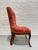 Antique Tufted Pink Victorian Slipper Side Chair For Sale - Image 9 of 11