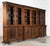 Magnificent monumental english 19thc carved oak breakfront glazed bookcase provenence rev key - st pauls vicarage england...