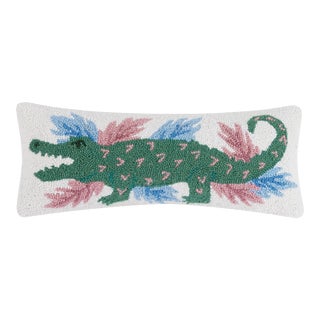 Alligator Hook Pillow, 20" x 8" For Sale