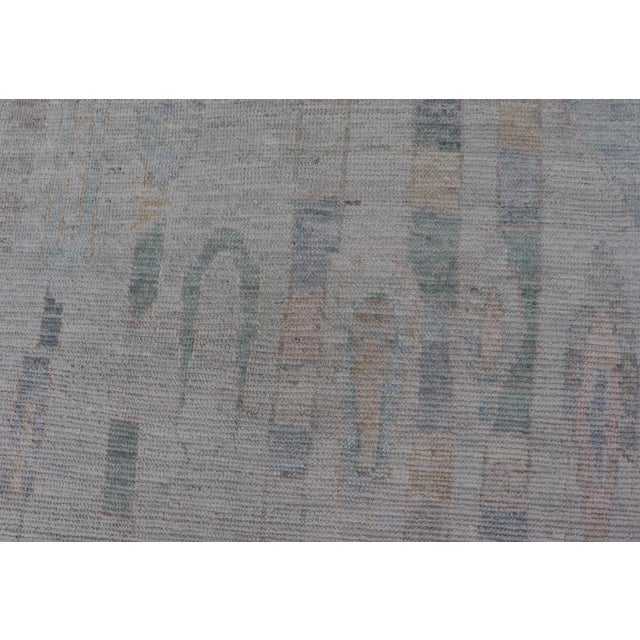 Textile Modern Tribal Rug by Keivan Woven Arts, Handwoven Wool 9'0 X 11'11 For Sale - Image 7 of 12