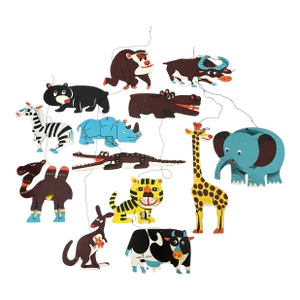 Vintage Mid 20th Century Deconstructed Animal Mobile