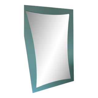 Soft Seafoam Green Arched Full-Length Leaning Wall Mirror - Architectural Frame, Coastal Modern For Sale