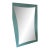 Soft Seafoam Green Arched Full-Length Leaning Wall Mirror - Architectural Frame, Coastal Modern For Sale
