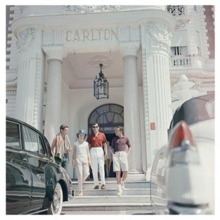 Slim Aarons, Staying at the Carlton, Estate Stamped Photographic Print, 1958 / 2020s For Sale
