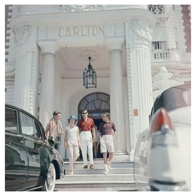 Slim Aarons, Staying at the Carlton, Estate Stamped Photographic Print, 1958 / 2020s For Sale