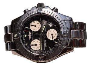 Late 20th Century Reverse Panda Breitling Colt in Stainless Steel