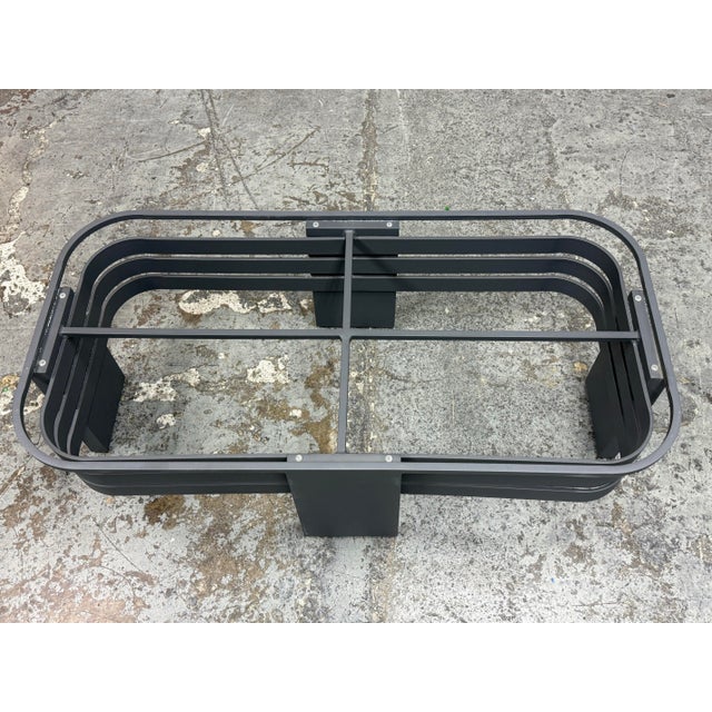 AllModern Ari Sintered Stone + Aluminum Outdoor Coffee Table For Sale - Image 10 of 12