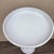 Traditional Vintage American Made White Glazed Terracotta Column Pedestal Bird Bath For Sale - Image 3 of 12