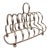 Vintage Art Deco Silverplate Toast Caddy For Sale