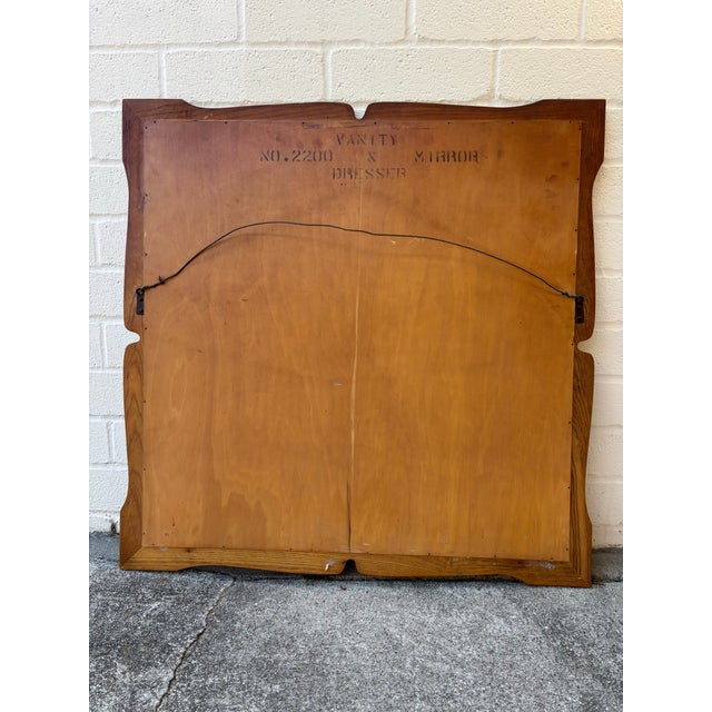Large Vintage Mirror For Sale - Image 4 of 5
