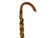 Elevate your collection with this striking Rare hand-carved walking cane, masterfully crafted from natural palm wood. This...