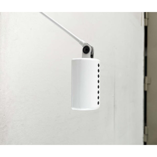 Vintage Italian White Daphinette Classic Wall Lamp by Tommaso Cimini for Lumina, 1980s For Sale - Image 17 of 18