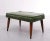 Green Faux Leather Ottoman, 1985 For Sale - Image 6 of 9