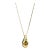 Teardrop Necklace 10kt Yellow Gold 18in Hollow New For Sale