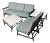7-Piece John Wisner for Ficks Reed Far Horizons Rattan Modular Sofa Group For Sale