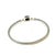 1990s David Yurman Onyx and Diamond 3 mm Cuff Bracelet Silver Estate For Sale - Image 4 of 7