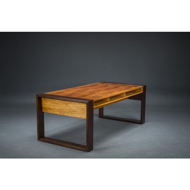 Vintage Rosewood Executive Desk, 1960 For Sale - Image 12 of 17