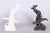 Vintage Art Deco Sculpture in Ceramic and Bronze by Jan Lichtág, 1930s For Sale - Image 3 of 12