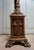 Italian Florentine Torchère Floor Lamp in Hand-Carved Gold-Gilt and Green Wood, 1950s For Sale - Image 9 of 13