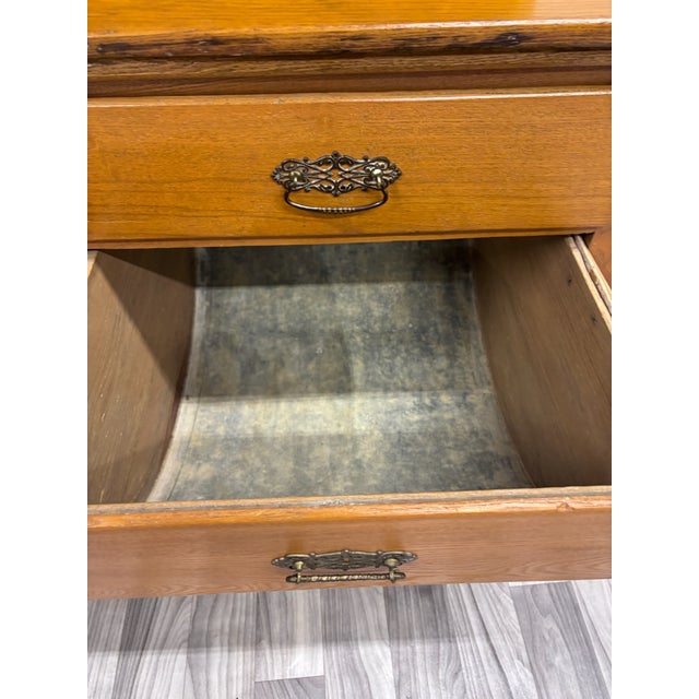 Antique Victorian Possum Belly Baker’s Cabinet With Eagle Crest For Sale - Image 18 of 18