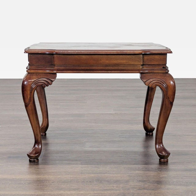 Elegant Cherrywood End Table With Cabriole Legs For Sale In San Francisco - Image 6 of 9