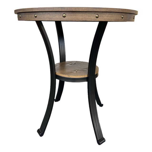 Vintage Small Round Table 40” Tall For Sale