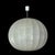 Ivory Large Vintage Cocoon Pendant Light from Goldkant Leuchten, 1960s For Sale - Image 8 of 17