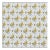 Sample - Schumacher Basile Trellis Wallpaper in Yellow & Blue For Sale