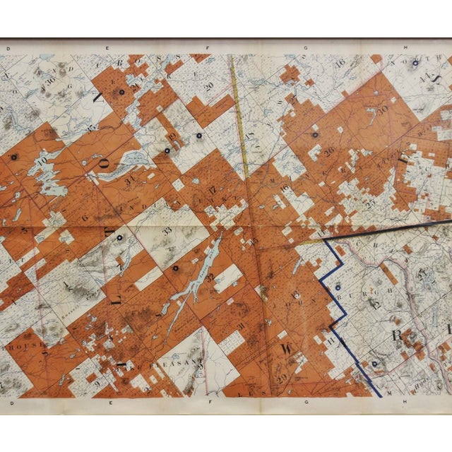 White 1911 No's 3 & 4 Map of the Adirondack Forest For Sale - Image 8 of 9