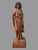 Wood Vintage Hand Carved Wooden 17" Madonna Statue Sculpture Sacred Heart of Mary For Sale - Image 7 of 7