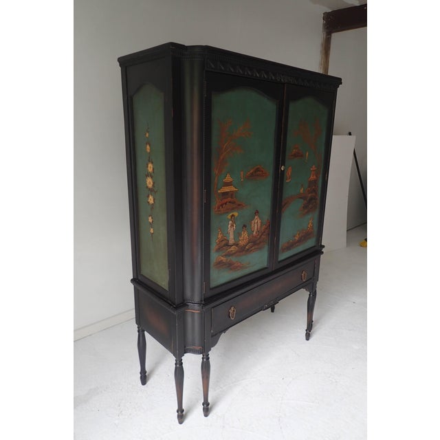 Antique Oriental Mirrored China Chairish