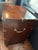 Mid 20th Century Solid Wood Campaign 3-Drawer Dresser / Bedside Table / End Table - Set of 2 For Sale - Image 14 of 17